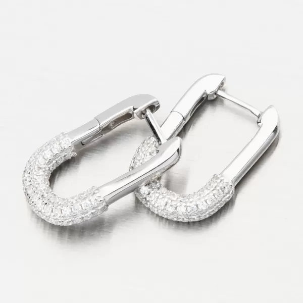 Strieborné náušnice so zirkónmi PKL-2230