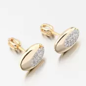 Pozlátené striebro zásahy so zirkónmi PKL-2265