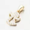 Strieborný prívesok Anjel s zirkónmi PKL-3151
