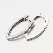 Náušnice striebornej podložky PKL-2231