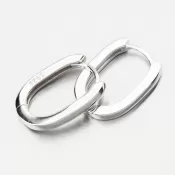 Náušnice striebornej podložky PKL-2245