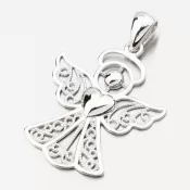 Silver Pendant Angel Filigree PKL-3157