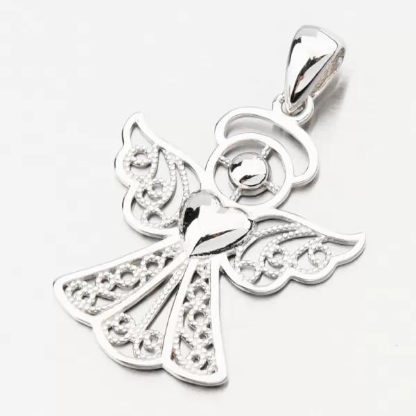 Silver Pendant Angel Filigree PKL-3157