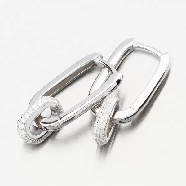 Strieborné náušnice so zirkónmi PKL-2256