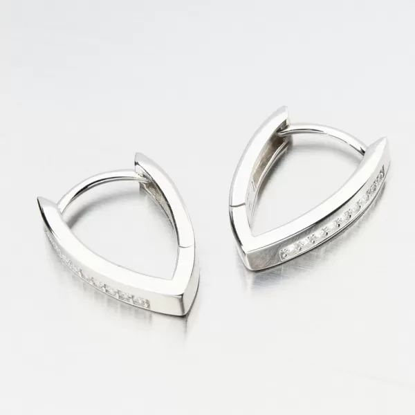 Strieborné náušnice so zirkónmi PKL-2262