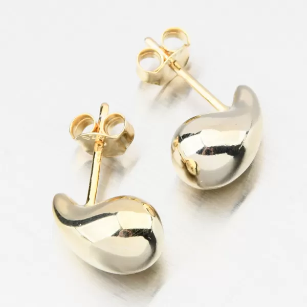 Zlákané strieborné náušnice kvapky PKL-2248