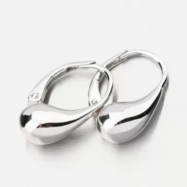 Strieborné náušnice kvapky PKL-2244