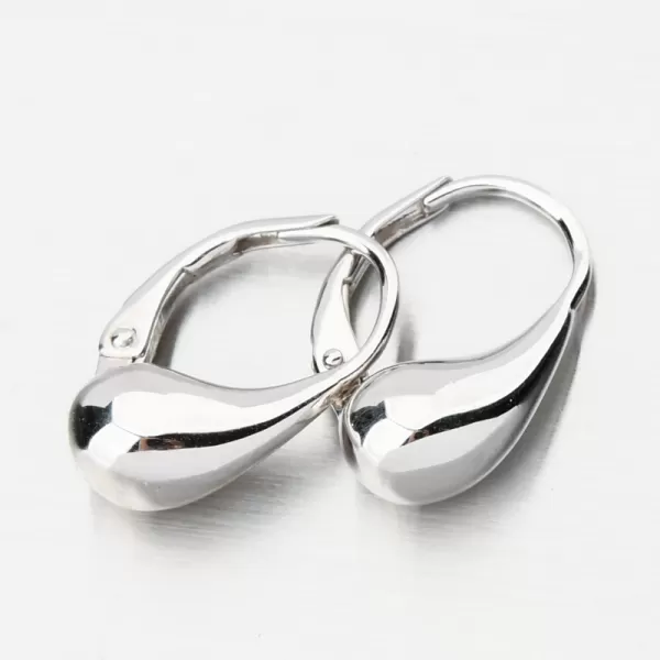 Strieborné náušnice kvapky PKL-2244