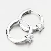 Strieborné kruhy so zirkónmi PKL-2241