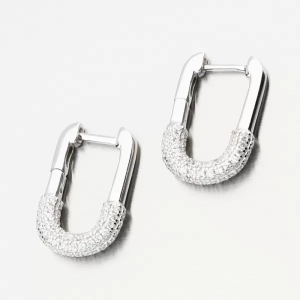 Strieborné náušnice so zirkónmi PKL-2230