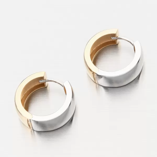 Zlato obojstranné kruhy PKL22-068