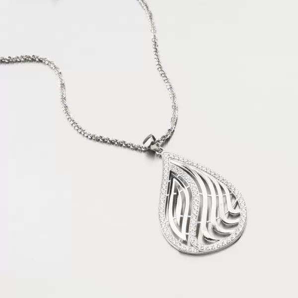 Strieborný prívesok so zirkónmi PKL-3161