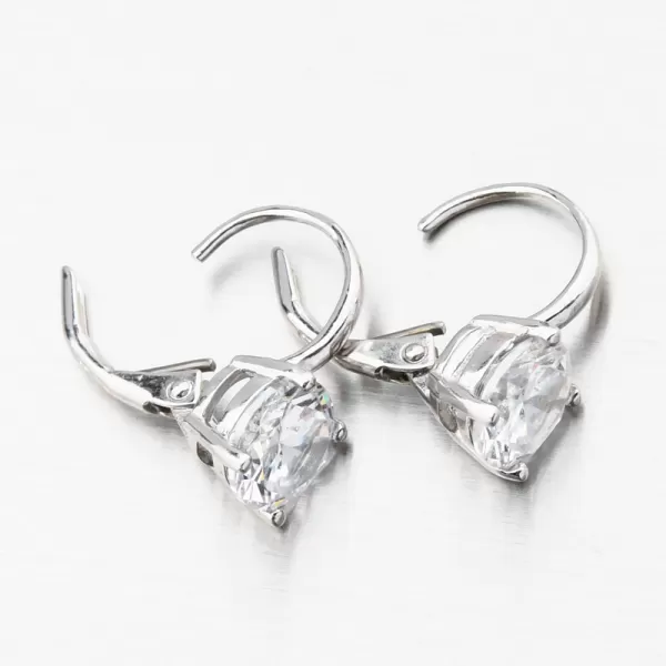 Strieborné náušnice so zirkónom PKL-2236