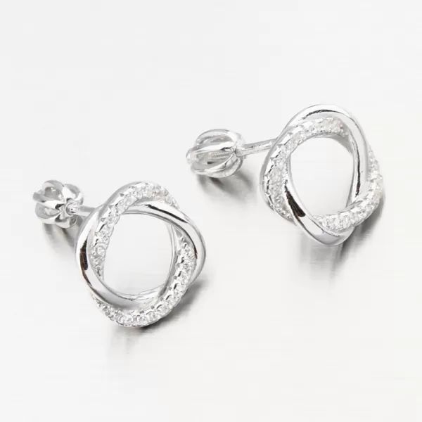 Dámske náušnice striebro 925 zirkón PKL-2260