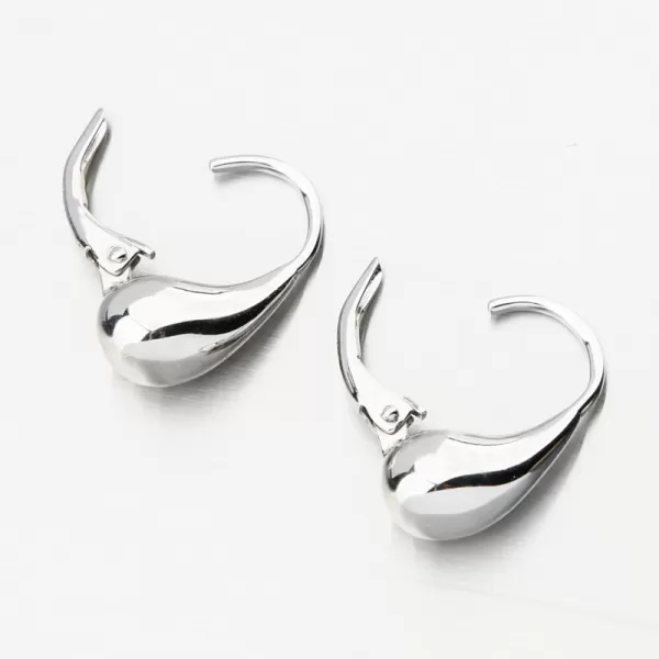 Strieborné náušnice kvapky PKL-2244