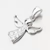 Strieborný prívesok Anjel s zirkónmi PKL-3160